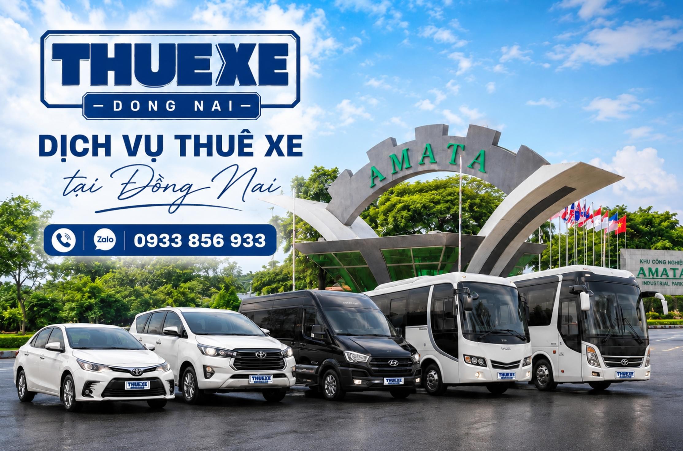 Cho Thuê xe tại Đồng Nai – dịch vụ cho thuê xe du lịch